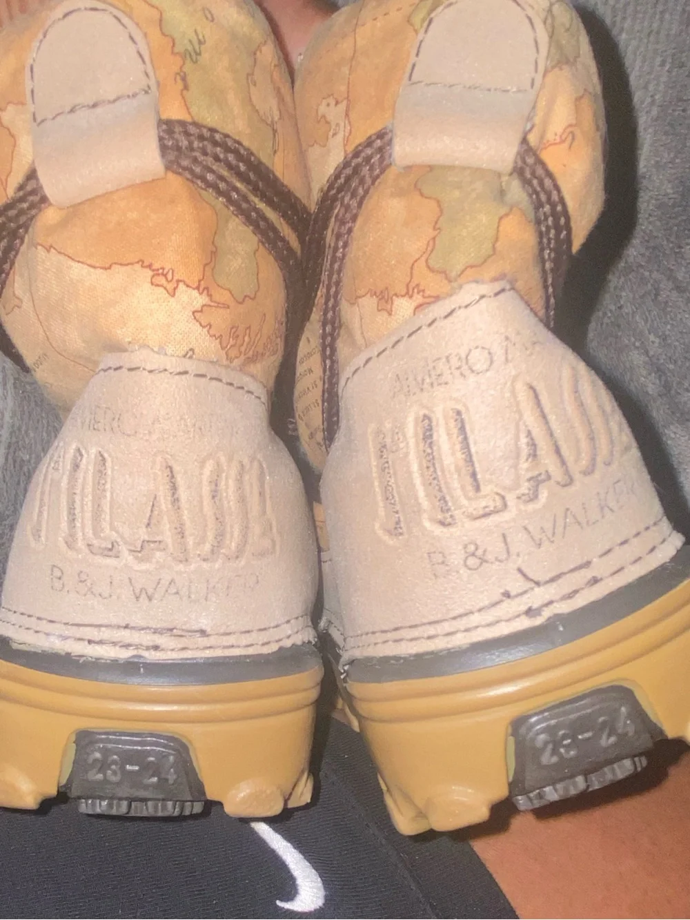 Toddler Vintage Alviero Martini 1 Classe snow boots size 23-24